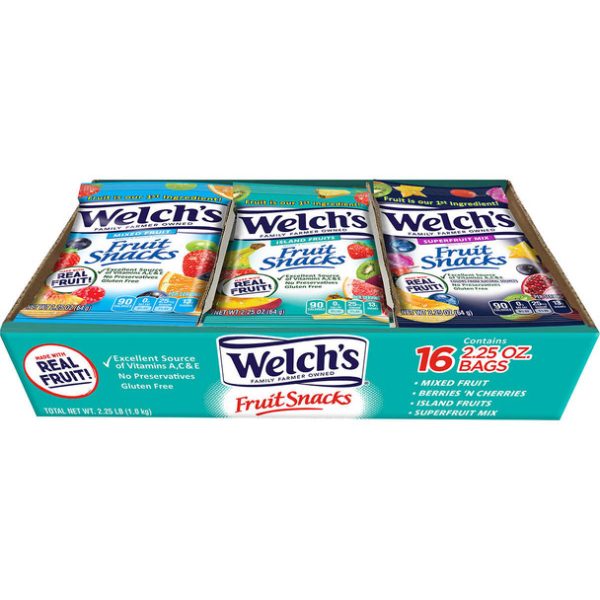 Welchs Assorted 2.25oz 16ct